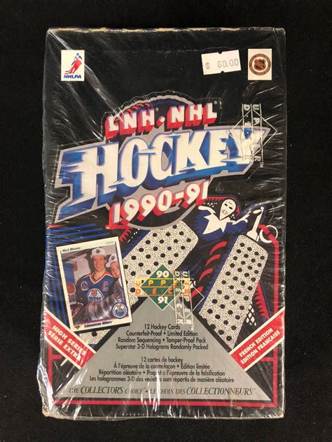 upper deck hockey card boxes